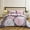 Grey Pink Floral, variant on Koniroom 8-Piece Pink and Grey Queen Comforter Set - Reversible Floral Bed in a Bag with Sheets, Pillowcases, Shams, and Decorative Pillow Cover for Teen Girls and Women