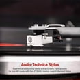 thumbnail image 3 of 1 por ONE - Tocadiscos de transmisión por correa con conectividad Bluetooth, preamplificador de fono integrado, salida digital USB, reproductor de grabación estéreo de vinilo con cartucho magnético,, 3 of 5