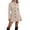 Beige, variant on PBFRDSJ Women’s Long One Breasted Overcoat Vintage A-line Flare Winter Coat Warm Dressy Outerwear