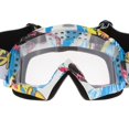 thumbnail image 3 of 1 Pieza, Gafas Deportivas, Gafas de Nieve, Deportes de Invierno, Cubierta Antipolvo a Prueba de Viento, Lentes Transparentes, Ropa Protectora para Mot - A014 espejo blanco, Macarena Gafas de motocicleta, 3 of 7