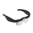 thumbnail image 2 of Fawoonu Head-Mounted LED Magnifying Glasses with Interchangeable Lenses for Precision Work, Jewelry Repair, and Eyelash Extensions, Model 11537DC, 2 of 7