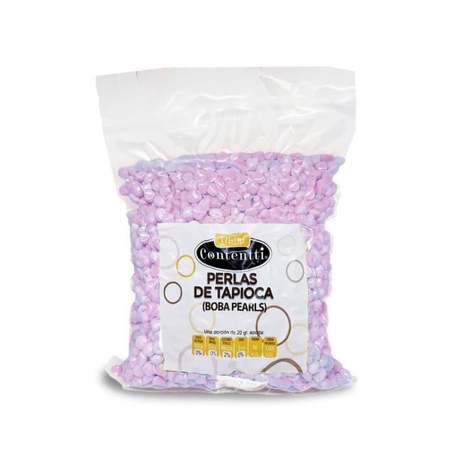 Tapioca Tíbiri Contentti Taro 1 Kg para Bebida o Topping