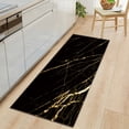thumbnail image 1 of Anti-Slip Kitchen Carpet Black White Marble Sea Wave Printed Entrance Doormat Floor Mats Carpets for Living Room Bathroom Mat Home Decor, 1 of 2