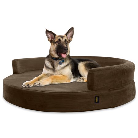 Deluxe Orthopedic Memory Foam ROUND Sofa Lounge Dog Bed