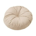 thumbnail image 2 of Vsenkes Round Floor Pillow Floor Cushion for Indoor Bedroom Home Couch Chair Bed Car Beige, 2 of 9