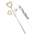 thumbnail image 3 of WEGFTDUOP Glitter Foam Heart Cuttings Decoration 3 Pieces Valentine's Day Christmas Handmade DIY Bouquet Ornaments Pinky Red White Optional Holiday Products, 3 of 7