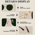 thumbnail image 5 of Sunier Round Polarized Trendy Sunglasses for Women Metal Frame Retro Shades, 5 of 8