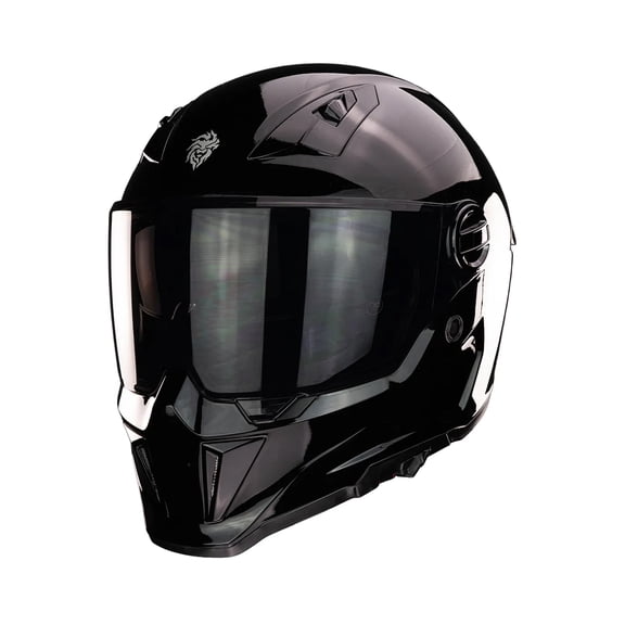 Casco Integral Para Moto Kov Gainer Solid Negro Dot