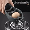 thumbnail image 4 of Egg Opener Detachable Filter Convenient Lightweight Kitchen Egg Scissors Egg White Separator For Home, 4 of 5