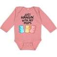 thumbnail image 3 of Inktastic Easter Just Hangin' with My Peeps Boys or Girls Long Sleeve Baby Bodysuit, 3 of 5