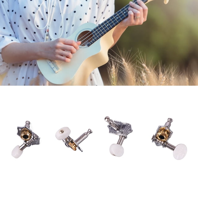 Afinador de cabezal de ukelele NikouMX Clavija de afinación de 4 piezas