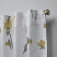 thumbnail image 3 of Nicole Miller New York La Petite Fleur Floral Cotton Hidden Tab Top Curtain Panel Pair, 3 of 7