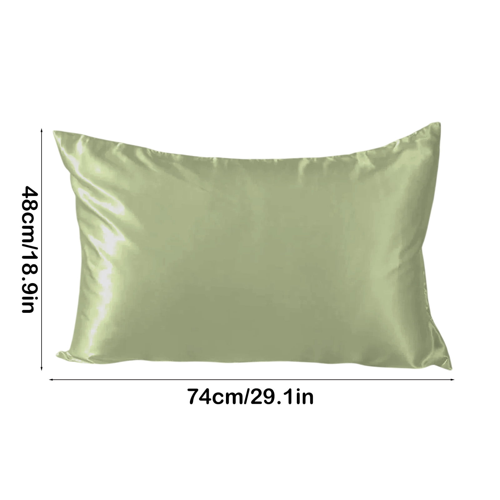 Specollect Clearance 6Pcs Breathable Ice Silk Pillowcase Friendly for Hair and Skin with Hidden Zipper, Softer Than Silk Pillow Cases Smooth Cooling Pillow Covers for Sleeping，Hotel Quality 15x15x4cm