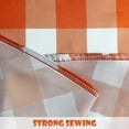thumbnail image 6 of Fall Orange White Tablecloth Autumn Buffalo Plaids Rectangle Tablecloth 60 Inch X 84 Inch Table Cloths Cover Mat Spill Proof Table Covers for Kitchen Party Dinner Tabletop Decoration, 6 of 6