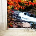 thumbnail image 2 of IDEA4WALL 4pcs Waterfall Peel and Stick Wallpaper Removable Wall Murals Large Wall Stickers for Home Decoration, 66"x24", 2 of 4