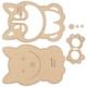 thumbnail image 5 of Plantilla acrílica de 6 uds., molde con patrón de cuero DIY, funda para llaves Huskie, herramientas artesanales hechas a mano, 5 of 5