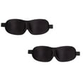 thumbnail image 2 of 3D Contoured Sleep Mask for Men and Women, Black Light Blocking Eye Mask for Night Sleeping Travel Nap, Soft Comfortable Blindfold with Adjustable Strap for Side Sleepers, 2 of 9