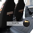 thumbnail image 5 of Uemuo Lilies Flowers Pattern Car Seat Covers for Front Seats Waterproof Seat Covers for Cars, Universal Auto Front Seats Protector Fits for Car-2 PCS, 5 of 6