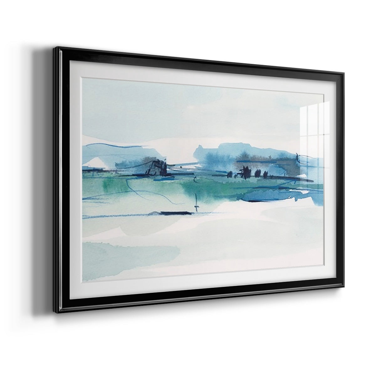 Ultramarine Vista II Premium Framed Print - Ready to Hang
