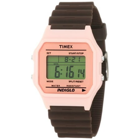 TIMEX Women's T2N2419J Fashion Digitals Premium Pink Watch