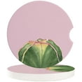 thumbnail image 1 of RYLABLUE Green Cactus Plant Pink Set of 6 Car Coaster for Drinks, Absorbent Ceramic Stone Coasters Cup Mat with Cork Base for Home Kitchen Room Coffee Table Bar Decor, 1 of 5