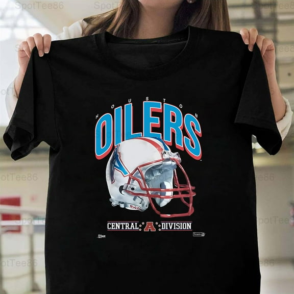 Houston Oilers Vintage Football Team Champs Retro Throwback Sports Graphic V70502 Unisex T-Shirt, Up to Size 5XL