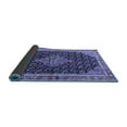 thumbnail image 2 of Ahgly Company Indoor Square Medallion Blue Traditional Area Rugs, 4' Square, 2 of 4