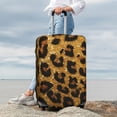thumbnail image 7 of Gukieu Golden Leopard Glitter Print Suitcase Protective Cover, Elastic Zipper Buckle Suitcase Protective Cover, Suitable for Travel, Business Trip-Large, 7 of 7