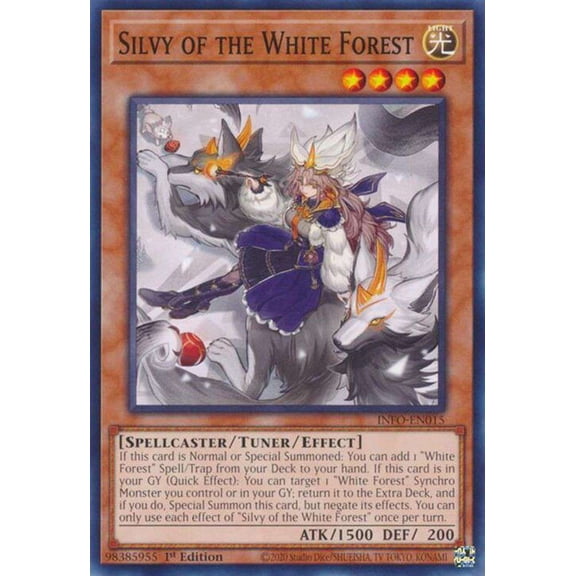 YuGiOh The Infinite Forbidden Common Silvy of the White Forest INFO-EN015