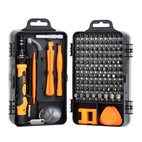 Deeceymbur Multi-purpose Clock Mobile Phone Disassembly Maintenance Screwdriver Screwdriver Tool 115 In One Carbon Steel