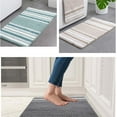 thumbnail image 5 of Bath Shower Mat Bath Mat Bath Rugs Washable Bathroom Rug Non Slip Bath Rug Shower Rugs Che Nille, Dark Grey C, 5 of 6