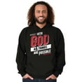 thumbnail image 3 of With God All Things Are Possible Hoodie Sweatshirt Women Men Brisco Brands S, 3 of 6