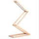 thumbnail image 1 of Lámpara de escritorio LED negra, lámpara de mesa para el cuidado de los ojos con luz inalámbrica recargable por USB, lámpara de lectura portátil y plegable de 2 modos para dormitorio, oficina, camping, 1 of 5