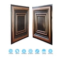 thumbnail image 5 of Decorative Tin Ceiling Tiles Vintage ceiling panels for Nightclub PL05 Traditional copper 10Pcs/pack, 5 of 9