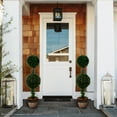 thumbnail image 5 of Pure Garden 36-inch Double Ball Artificial Podocarpus Topiary Tree  with Sturdy Pot (Green), 5 of 9