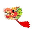 thumbnail image 1 of veasfak Handmade Paper Dragon DIY Material Practical DIY Craft Materials for Wedding Red, 1 of 9