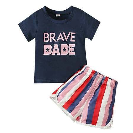 

KI-8jcuD Cheap Baby Girl Clothes Toddler Girls Summer Set Independence Day T Shirt Tops Shorts Casual Clothes Outfits 6Y Teens Two Piece Baby Blankets Floral Girls 5 Baby Boy Set Girls Size 7 4T Gir