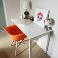 thumbnail image 2 of Heavenly Collection Plastic Orange Bucket Chair SET OF 2, 2 of 6