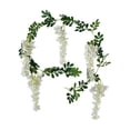 thumbnail image 2 of Artificial Forsythia Vine Fake Wisteria Garland - Plastic Flower Vine 70.8 inch for Wedding Arch Door Window Railings Home Decor Party Garden Decoration, 2 of 6