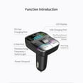 thumbnail image 2 of kanaroous Bluetooth Adapter With Dual USB Charging Port For Wireless Car Kit - Answer Calls Safely MP3 Player, 2 of 6