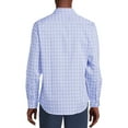 thumbnail image 5 of George Men's Classic Plaid Dress Shirt with Long Sleeves, Sizes S-3XL, 5 of 5