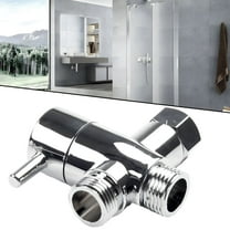 HIBIBUD 3 Way T-Adapter Bath 1/2 Shower Head Mount Valve Diverter Abs Converter
