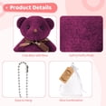 thumbnail image 4 of 10 mini ositos de peluche para baby shower, pequeños osos de peluche a granel, mini osos de peluche de 4,7 pulgadas con etiquetas de agradecimiento y bolsas de organza, recuerdos de fiesta, 4 of 7