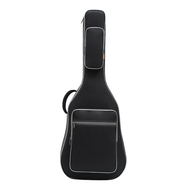 Bunblic Bass Guitar Bag Waterproof with Side Handle Lightweight Electric Guitar Case Black