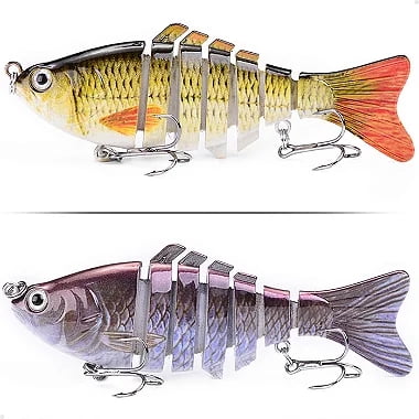 5PC artificial baits fishing lure Lifelike Swimming Action for all fish