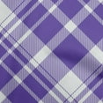 thumbnail image 1 of oneOone Velvet Medium Blue Fabric Check Sewing Material Print Fabric By The Yard 58 Inch Wide, 1 of 4