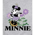 thumbnail image 3 of Disney - Vintage Minnie Mouse Flowers - Men's Crew Fleece Sweatshirt, 3 of 5