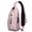 Floral and Butt, variant on Scientific Knowledge Print Sling Backpack, Crossbody Daypack for Science Lovers and Educational Gifting