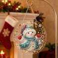 thumbnail image 2 of 2026 New Christmas DIY Diamond Painting Wall Hanging Ornament, Fun Hand‑Craft Project for Holiday Leisure Time,Festive Round Hanging Decor for Xmas Home Wall Window,Hand‑Finished Seasonal Accessory, 2 of 3