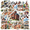 2A, variant on cartoon Building Stickers Stickers, Waterproof Building Stickers Sticker for Water Bottle Laptop Phone Cases Planner Skateboard Luggage Helmet Party Favor Decor, Ideal for Adults Teens Teacher Rewards